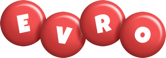 Evro candy-red logo