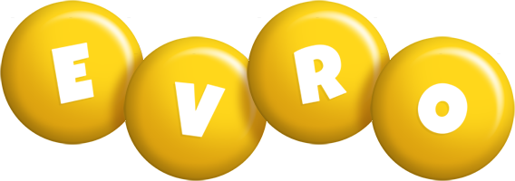 Evro candy-yellow logo