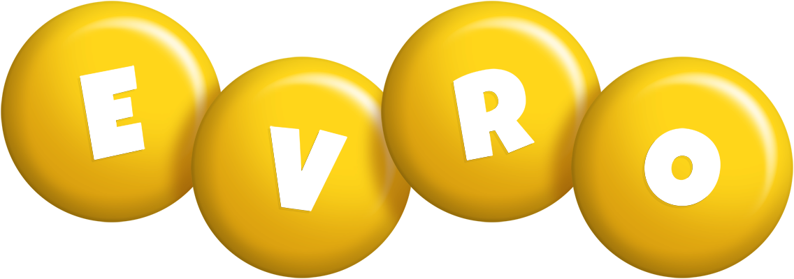 Evro candy-yellow logo