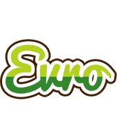 Evro golfing logo