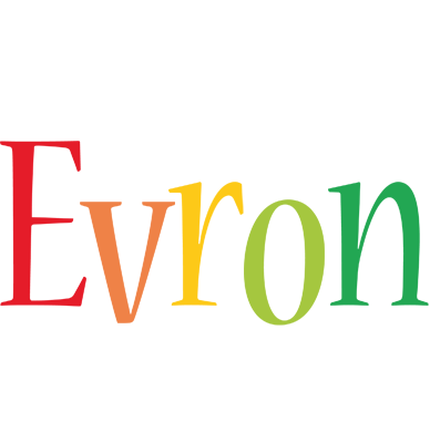 Evron birthday logo