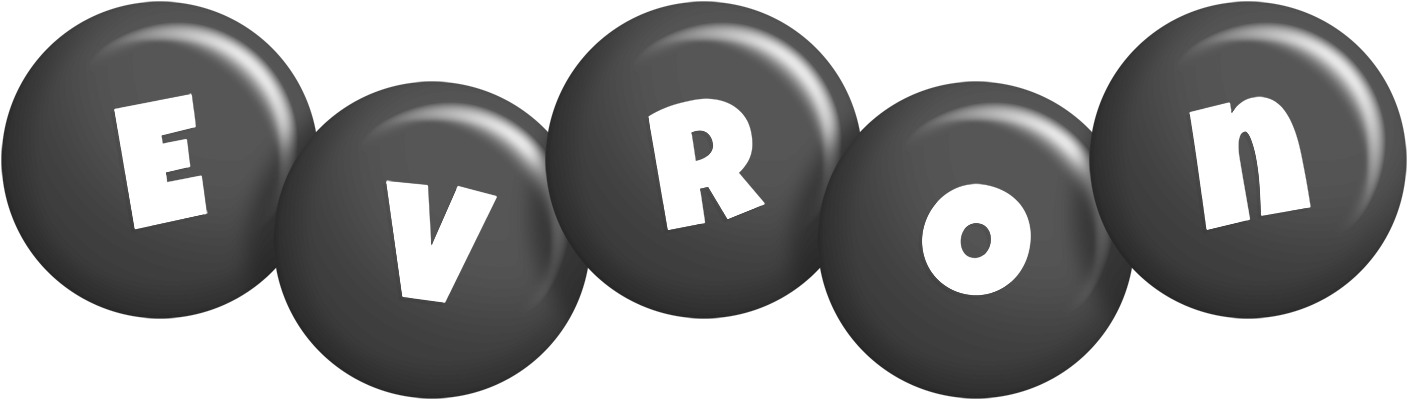 Evron candy-black logo