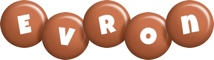 Evron candy-brown logo