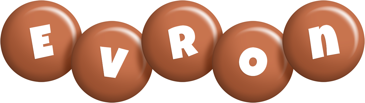 Evron candy-brown logo