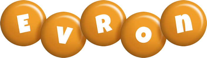 Evron candy-orange logo