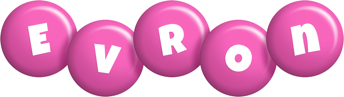 Evron candy-pink logo