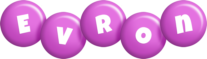 Evron candy-purple logo