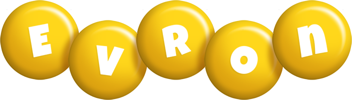 Evron candy-yellow logo