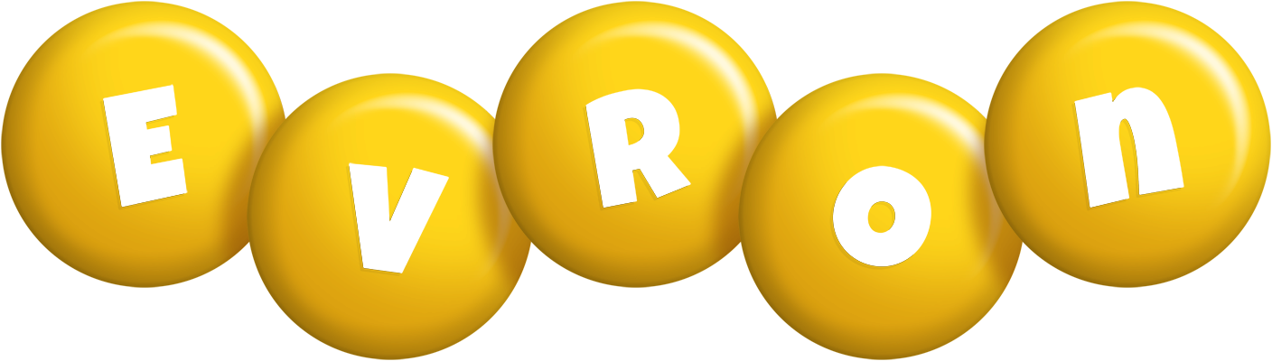 Evron candy-yellow logo
