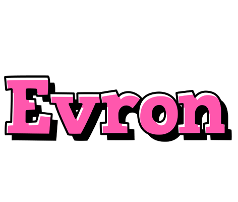Evron girlish logo