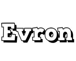 Evron snowing logo