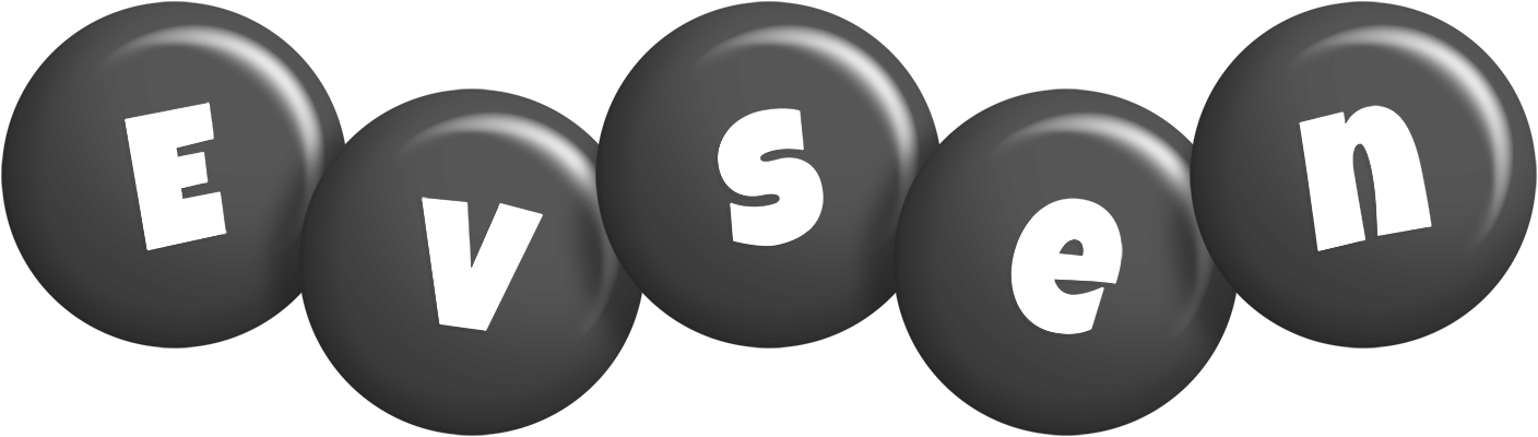 Evsen candy-black logo