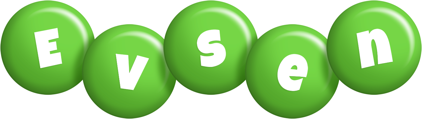 Evsen candy-green logo