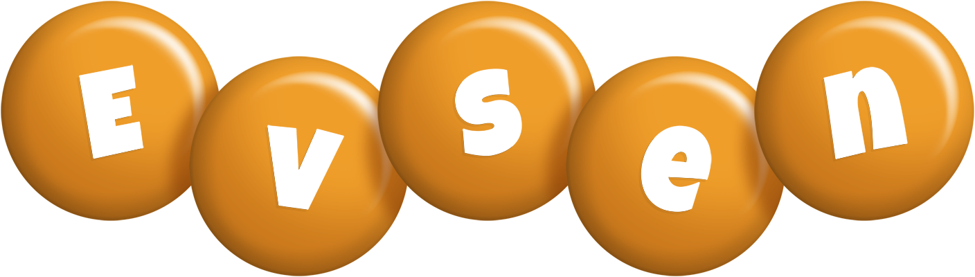 Evsen candy-orange logo