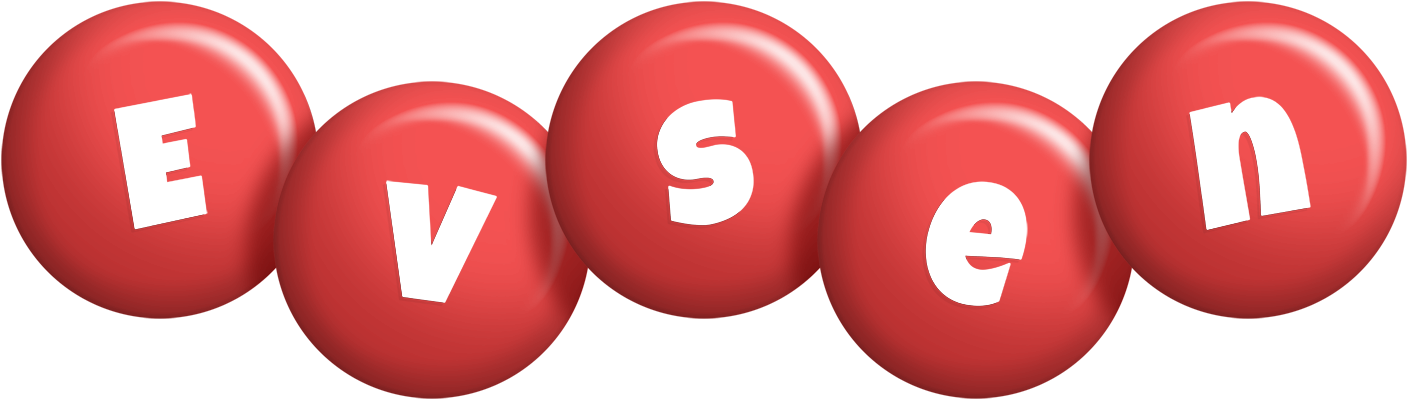 Evsen candy-red logo