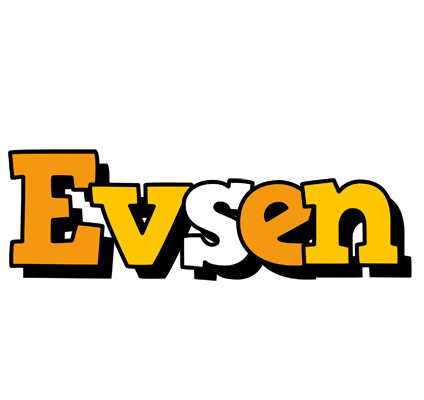 Evsen cartoon logo