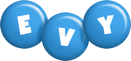 Evy candy-blue logo