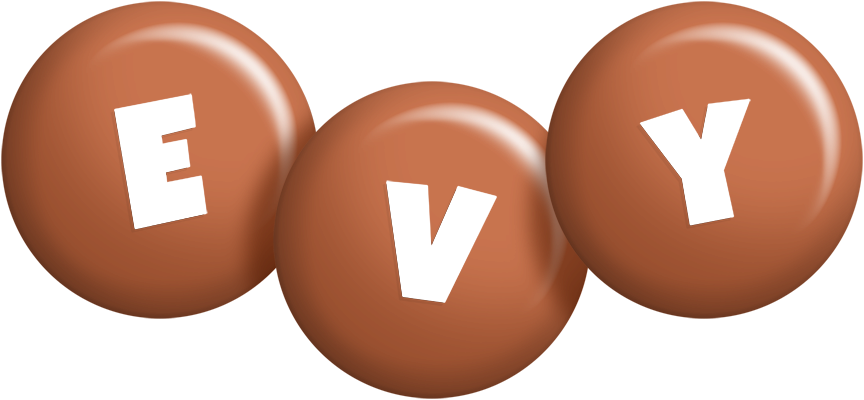 Evy candy-brown logo