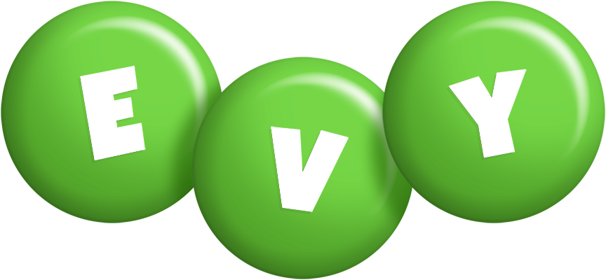 Evy candy-green logo