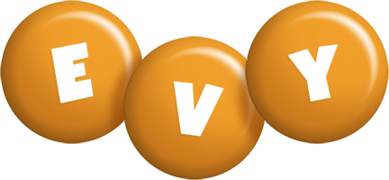 Evy candy-orange logo