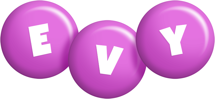 Evy candy-purple logo