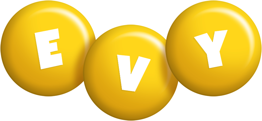 Evy candy-yellow logo