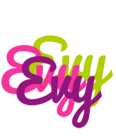 Evy flowers logo