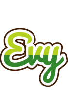 Evy golfing logo