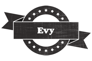 Evy grunge logo