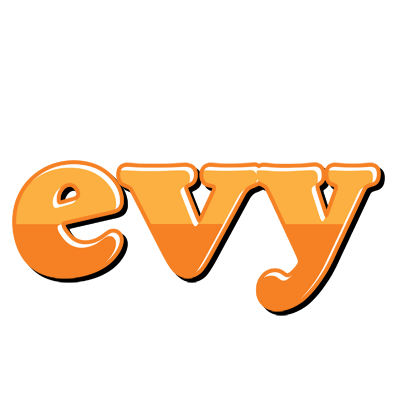 Evy orange logo