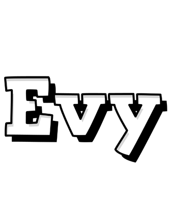 Evy snowing logo