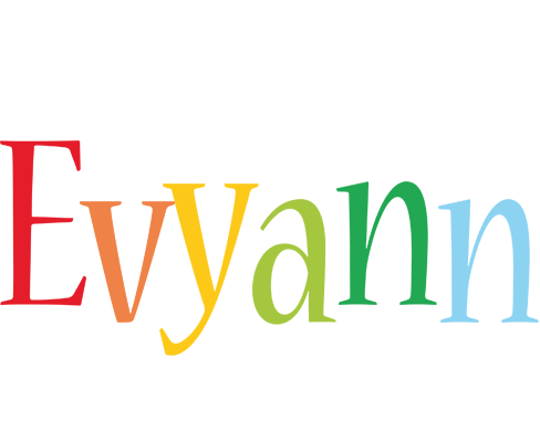 Evyann birthday logo