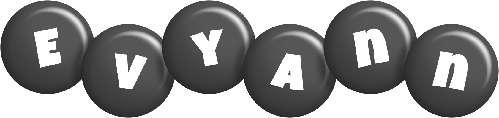Evyann candy-black logo