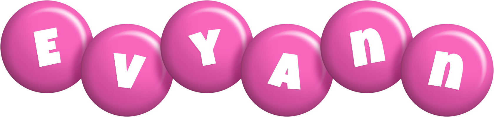 Evyann candy-pink logo