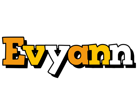 Evyann cartoon logo