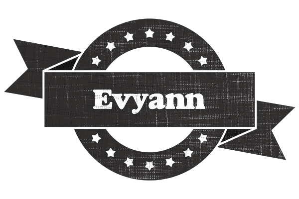 Evyann grunge logo