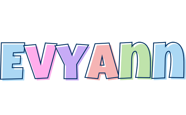 Evyann pastel logo