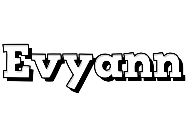 Evyann snowing logo