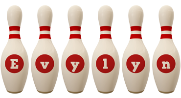 Evylyn bowling-pin logo