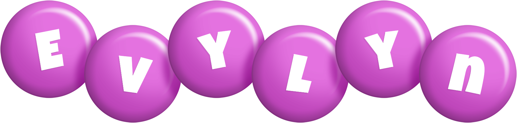 Evylyn candy-purple logo