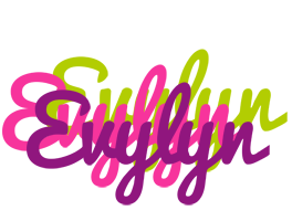 Evylyn flowers logo