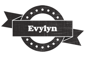 Evylyn grunge logo