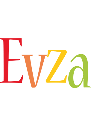 Evza birthday logo
