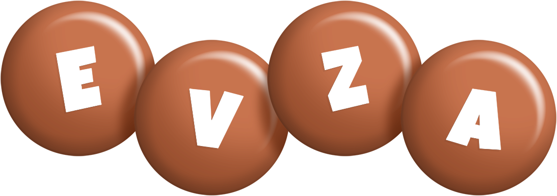 Evza candy-brown logo