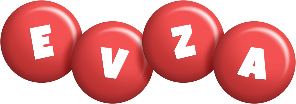 Evza candy-red logo