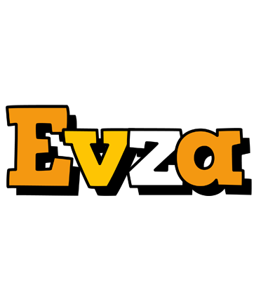 Evza cartoon logo