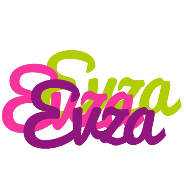 Evza flowers logo