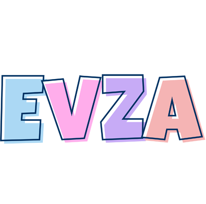 Evza pastel logo