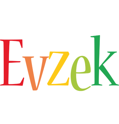 Evzek birthday logo