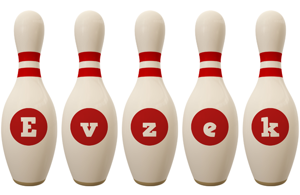 Evzek bowling-pin logo